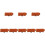 8Pièces Strap Mute Corde Guitare Basse Orange Accessoire Son Équilibré 5