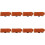 8Pièces Strap Mute Corde Guitare Basse Orange Accessoire Son Équilibré 2