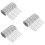 3Pièces Ruban Strass Plastique Décoration Costume DIY 9