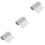 3Pièces Ruban Strass Plastique Décoration Costume DIY 7