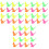 48Pièces Sifflets Plastique Oiseaux Couleurs Variées Party 5