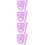 16Pièces Règle Violet Aluminium Précise Portable Pour Travaux École 7