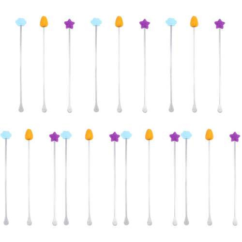 21Pièces Bâtons Lait Silicone Coloré Portable Bébé 1