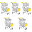 5Pièces Caddie Miniature Fer Pour Bureau Et Décoration 5