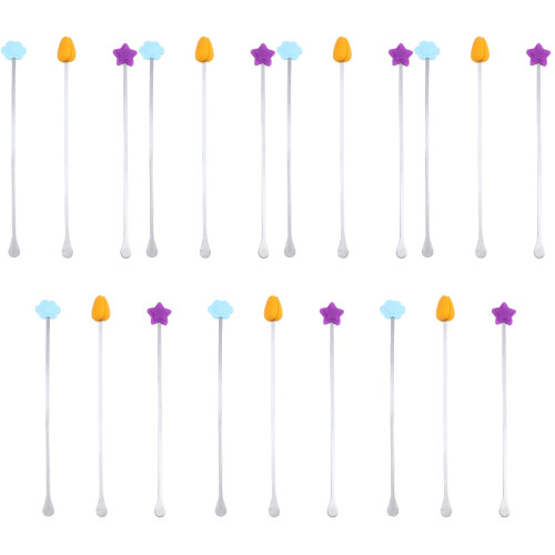 21Pièces Bâtons Lait Silicone Coloré Portable Bébé 2