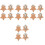 16Pièces - Bébé Bois Clair Clip Teether Multi-Usage 5
