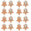 16Pièces - Bébé Bois Clair Clip Teether Multi-Usage 7