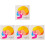 4Ensembles Puzzle Bois Structure Cérébrale Enfants Couleurs Assorties 4