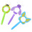 9Pcs Plastic Kids Magnifying Glass Handheld Assorted Color Toys 8