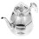 2Pcs Silver Rust Steel Bubble Teapot Handheld Coffee Kettle for Home 11