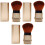 3Pcs Golden Multi-Use Retractable Makeup Brush for Nail Dust Removal 3