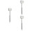 3Pcs Metal Meat Pounder Hammer Stainless Steel Kitchen Tenderizer Tool 6
