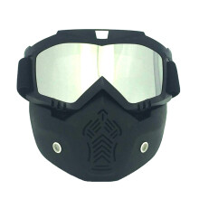 2Pcs Goggles Motor Glasses Anti-Impact Pc Lens Assorted Color