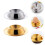 6Pcs Egg Tray Stainless Steel Egg Cups for Breakfast and Snack Serving 10