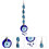3Pcs Decorative Blue Eye Pendant Devil's Eye Hanging Adornment 11