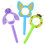 9Pcs Plastic Kids Magnifying Glass Handheld Assorted Color Toys 4