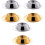 6Pcs Egg Tray Stainless Steel Egg Cups for Breakfast and Snack Serving 3
