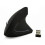 2Pcs Black Wireless Optical Mouse Ergonomic Vertical 6-Key Mice 8