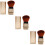 3Pcs Golden Multi-Use Retractable Makeup Brush for Nail Dust Removal 9