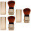 3Pcs Golden Multi-Use Retractable Makeup Brush for Nail Dust Removal 7
