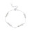 3Pcs Charm Sterling 925 Silver Adjustable Pearl Thin Chain Bracelet 1