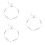 3Pcs Charm Sterling 925 Silver Adjustable Pearl Thin Chain Bracelet 7