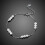 3Pcs Charm Sterling 925 Silver Adjustable Pearl Thin Chain Bracelet 10