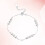 3Pcs Charm Sterling 925 Silver Adjustable Pearl Thin Chain Bracelet 11