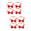 8Pcs Red Bow Tie for Graduation Adjustable Strap Unisex Suit Accessory 7