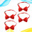 8Pcs Red Bow Tie for Graduation Adjustable Strap Unisex Suit Accessory 11