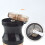 2Pcs Black Ceramic Coffee Mill Manual Crank Portable Grinder for Beans 7