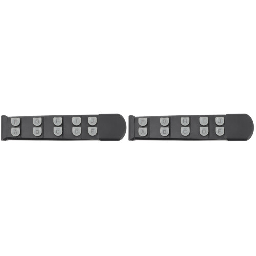 2Pcs Black ABS Guitar Trainer Finger Exerciser for Left Hand Practice 1