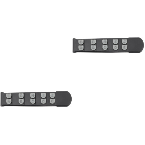2Pcs Black ABS Guitar Trainer Finger Exerciser for Left Hand Practice 2