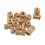 990Pcs Brass Knurled Nut Set Golden Fastener for Plastic Shell Fixing 1