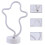 3Pcs White LED Night Lamp Ghost Shape Neon Wall Art for Decor 10