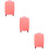 3Pcs Pink Suitcase Cover Luggage Case Protector Dirt Resistant 9