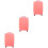 3Pcs Pink Suitcase Cover Luggage Case Protector Dirt Resistant 5