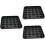 3Pcs Durable Plastic Pool Ball Tray Black Billiard Table Accessory 8