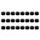 48Pcs Rubber Flowerpot Trays Black Round Shockproof Durable Pot Pads 7