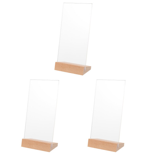 3Sets Multi Acrylic Advertising Holder Photo Memo Organizer 1
