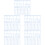 30Pcs Blue Plastic Geometric Rulers for Student Drafting 7