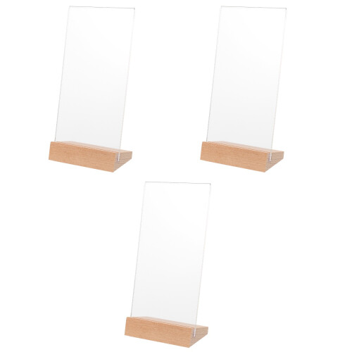 3Sets Multi Acrylic Advertising Holder Photo Memo Organizer 2