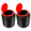 4Pcs Black Foldable Trash Can Plastic Outdoor Storage Bag for Camping 1
