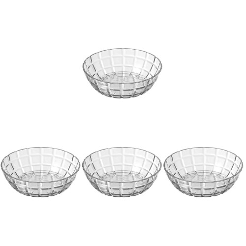 4Pcs White Deep Mixing Bowls Unbreakable Food Storage Containers 1