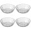 4Pcs White Deep Mixing Bowls Unbreakable Food Storage Containers 5