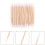 10Pcs Double Ended Cotton Swabs Wooden Handle Pointed Tip Makeup Tools 10