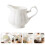 2Pcs Ceramic Milk Jug White 230Ml Kitchenware for Coffee and Tea 6