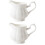 2Pcs Ceramic Milk Jug White 230Ml Kitchenware for Coffee and Tea 4