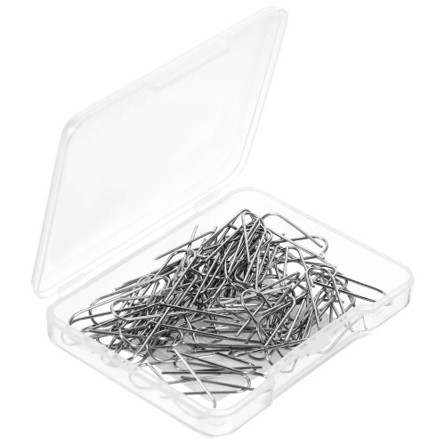 500Pcs Nichrome Wire Hooks Silver High Temp U Shaped Ceramic Craft