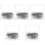 500Pcs Nichrome Wire Hooks Silver High Temp U Shaped Ceramic Craft 4